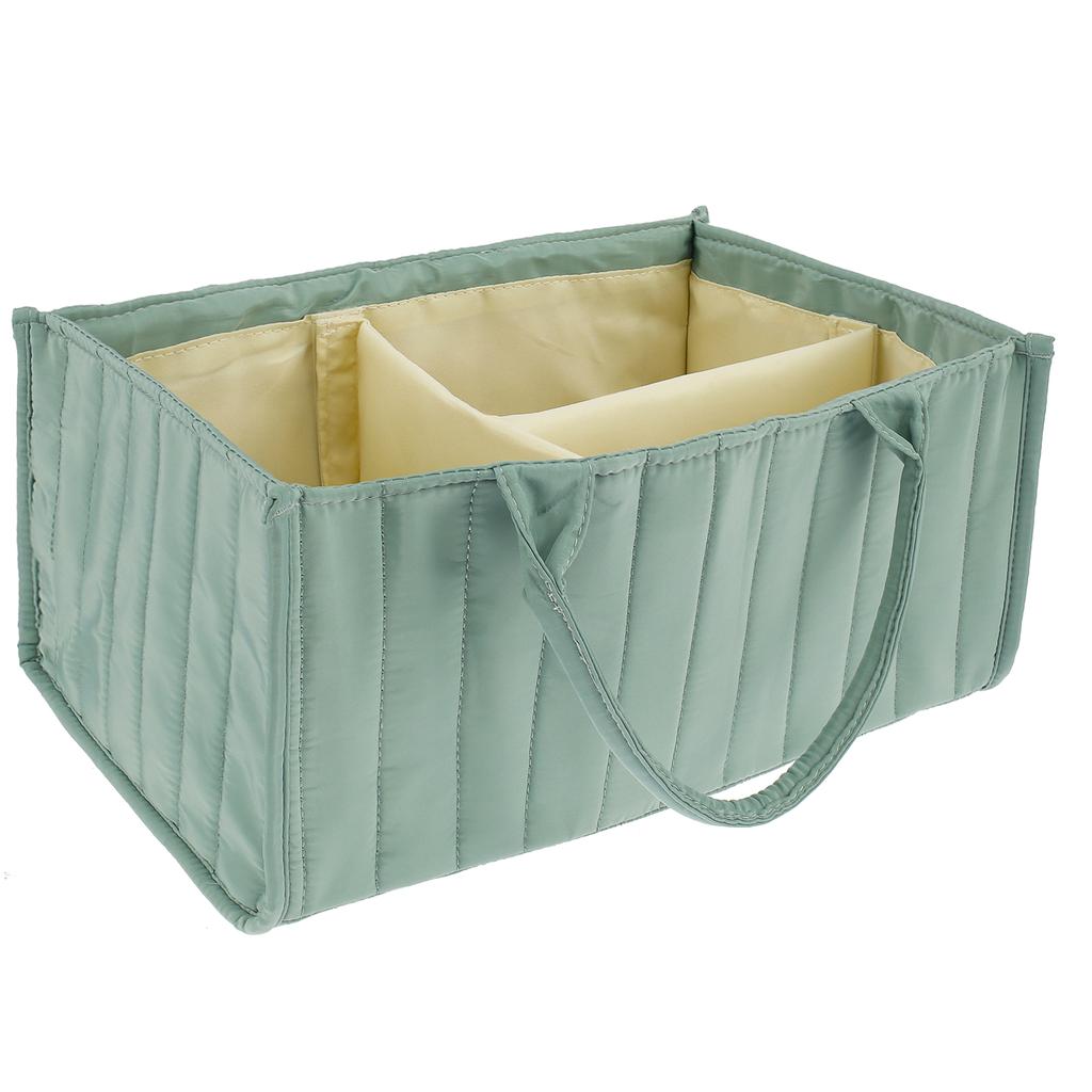 Baby Diaper Caddy Organizer Nursery Soft Felt Portable Storage Basket Shower Baby Diaper Ball Bag with Handle Hangable