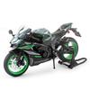1/9 Scale Kawasaki Ninja ZX-10R Supermotor Alloy Metal Diecast Model Motorcycle Classic Ornaments Ornaments Outdoor Hobby Collection