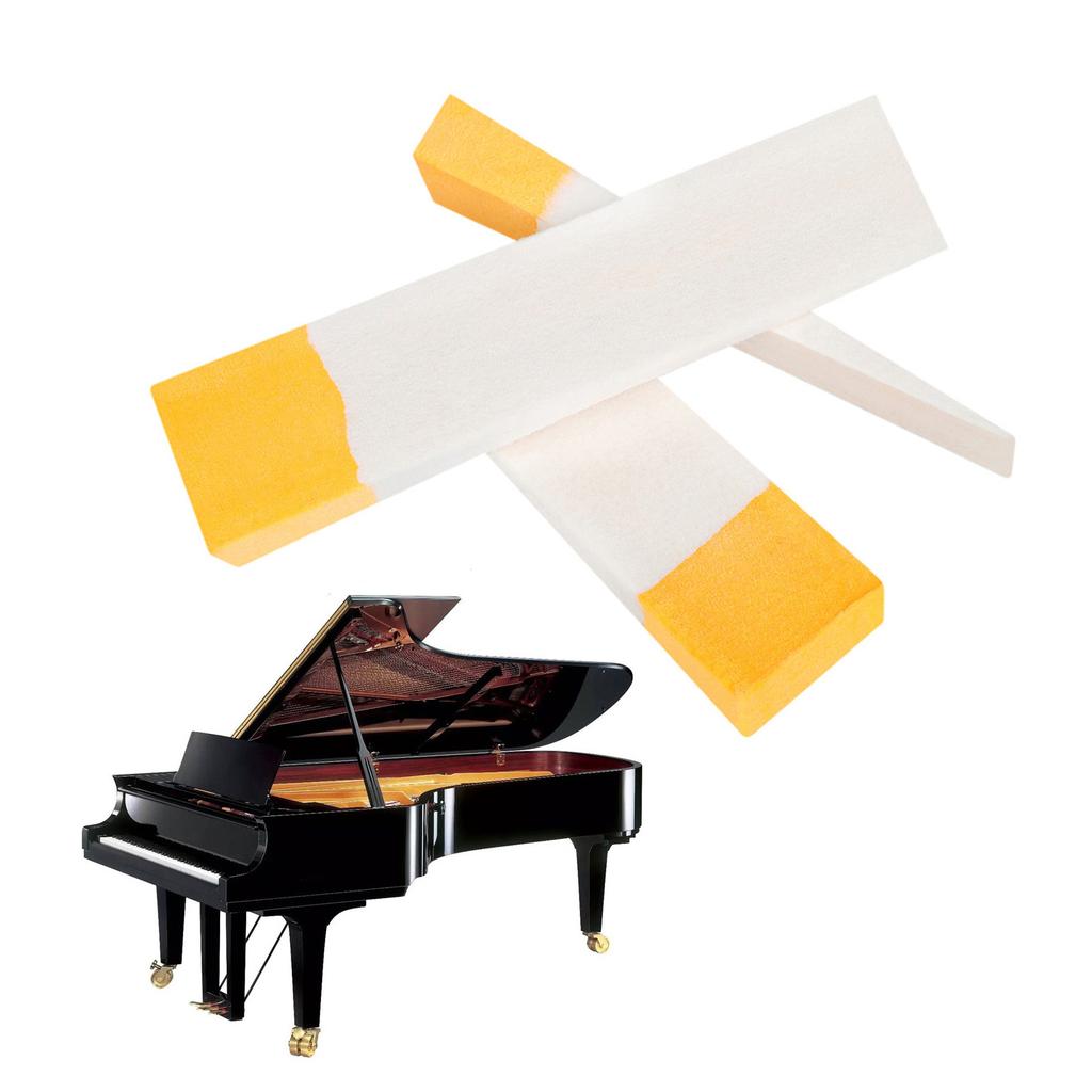 3 Pcs Piano Tuning Wedges Piano Sound Stop Tools Piano Mutes Tool Wool Felt Wedge Mute Musical Instrument Accessories