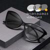 Retro Personalized Color Changing Presbyopia Glasses Cat Eye High Quality Reading Eyewear Intelligent Photochromic Goggle