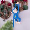 Novelty Kids Long-Armed Monkey Shaped Long Arm Tail Soft Plush Toy Curtain Pendant Home Decor Birthday Gift Children Toy
