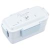 PEANUTS EVERYDAY Lunch Box, Two-Tier, with Dividers, Blue [PCW-600S], Microwave-Safe, with Dividers