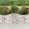 VidaXL 3x Arched Gabion Baskets Arched Gabion Cages Gabion Walls Garden Fences Terrace Outdoor 3145620