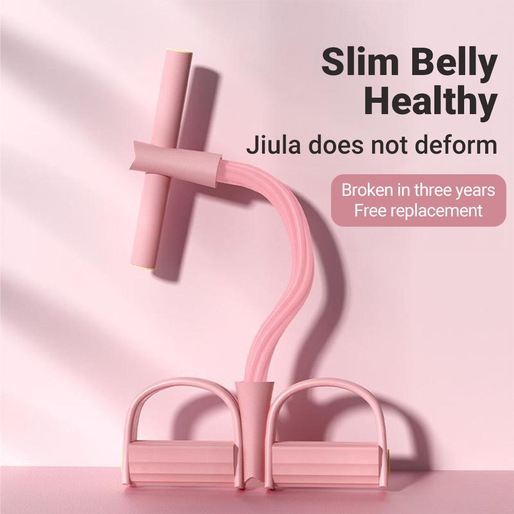 6-Tube Yoga Exercise Band Pedal Puller Band Elastic Pull Rope Flexipull Weerstandstrainer Resistance Bands For Abdomen Waist Arm