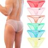 Low Waist Men's Underpants, Light Transparent Men's Panty, Sexy Love Triangle Pants, Breathable Convex Pouch