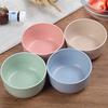 Kitchen Supplies Wheat Straw Bowl Tableware Round Cereal Bowl Kitchen Supplies Household Soup Noodle Rice Bowl Ramen Salad Bowl