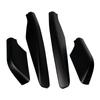 4Pcs For 2009-2018 Mitsubishi Pajero Roof Rack Rail End Cover Shell Cap Black