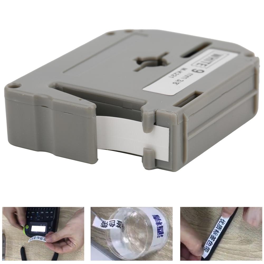 9mm Label Tape PET Accessories M K221 Fit for Brother Label Printer PT-65/70/80