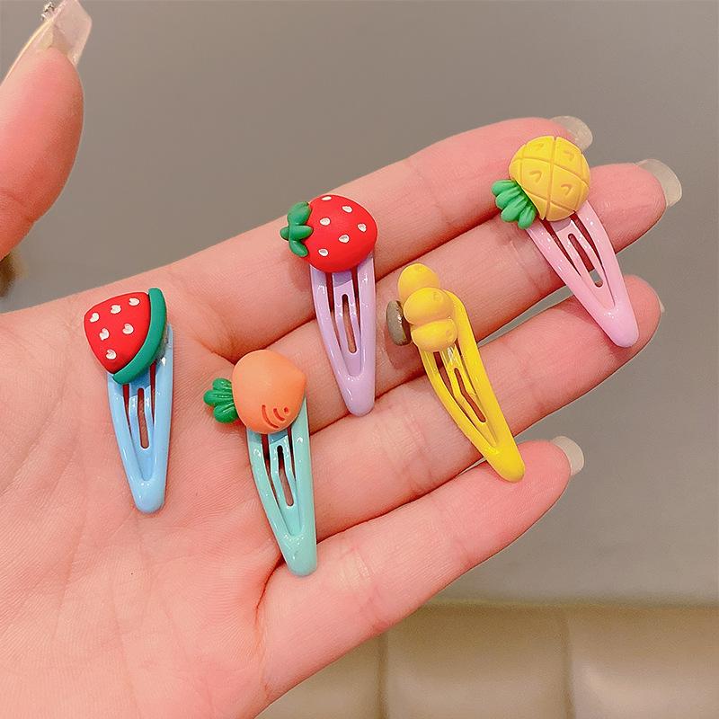 5Pcs Baby Cute Small Bb Clip Children's Bangs Broken Hair Clip Headdress Children's Hair Accessories Hair Clip