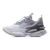 Cooling Shock Absorption Non-Slip Wear-Resistant Breathable Lightweight Low-Top Running Shoes Kids Sneaker Gray Purple YKCR072-2