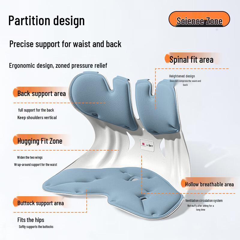 BKT Ergonomic Lumbar Support Cushion