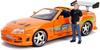 Jada Toys Fast Furious Brian Supra Scale Build Collect Fast Furious Supra Brian Figure Assembly KIT & & 124 N' & O'Connor [Item]