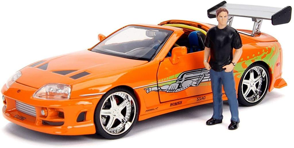 Jada Toys Fast Furious Brian Supra Scale Build Collect Fast Furious Supra Brian Figure Assembly KIT & & 124 N' & O'Connor [Item]