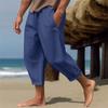 Beach Pants With Slit Cuffs For Comfortable And Breathable Casual Pants