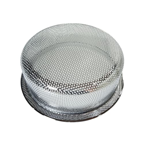Antibacterial Drainage Bin, 135mm Diameter, Stainless Steel, Drainer, Garbage Receptacle, Slime Control, KEEP FINE, Shallow, 13.5mm, Perforated
