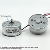 1 Piece 300 Micro Dc Motor 24Mm Round Spindle 2Mm Shaft 3V-6V 3.7V 5V 6V 7550Rpm For Diy Toys/Solar Power Models/Fan Projects