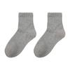 Gunze AGW501 Fire Acedron Warm Short Cold Weather Gray Women's Socks, Moisture-Wicking, Heat-Retaining, Length, Protection,