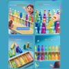 1 Set Bottle Color Matching Toy with 45950 Colorful Bottles Children Toddlers Boys Girls