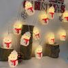 10/20 LED Christmas Lights Crystal Ball Garland String Lights Flash Indoor Holiday Lamp Fairy Lights Battery 1.5/3M