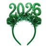 Glittering 2026 New Year Headband With Festive Number Decors For Adults Kids Holiday Parties Christmas Celebrations