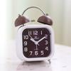 Скандинавский стиль Модный и простой Креативность Металлический звенящий будильник Бесшумный будильник Студенческая спальня Светящиеся часы Часы