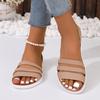 Summer New Style Fashionable and Comfortable Flat Beach Beach Sandals and Slippers Sports and Casual Women's Shoes