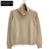 Hermes 15AW Beige Camel 100% Turtleneck Pullover Knit Tops 34 beigeUsed