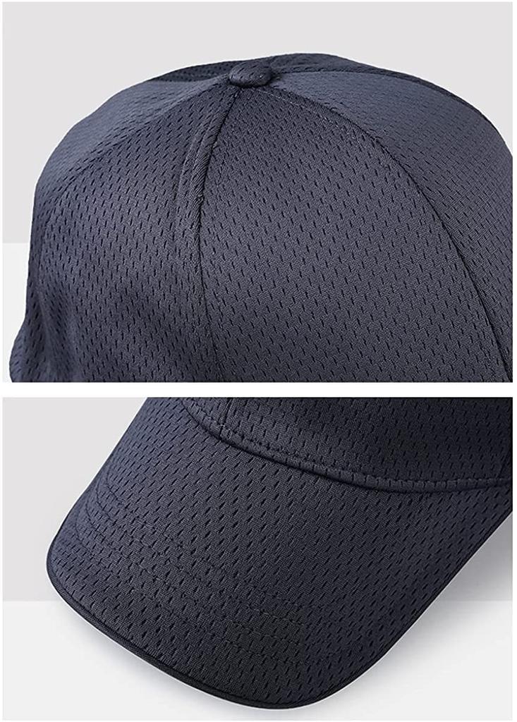 Laquest Plus Size Breathable Simple Fits Head Circumference Up To 65cm Cap, (White)