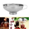 Kitchen Tools Stainless Steel Funnel Kitchen Gadget Wide Mouth Canning Funnel Hopper Filter MIT