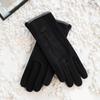 Women Winter Thick Plush Gloves  Warm Suede Outdoor Guantes Lady Touchscreen Driving Gloves Sports Cycling Mittens