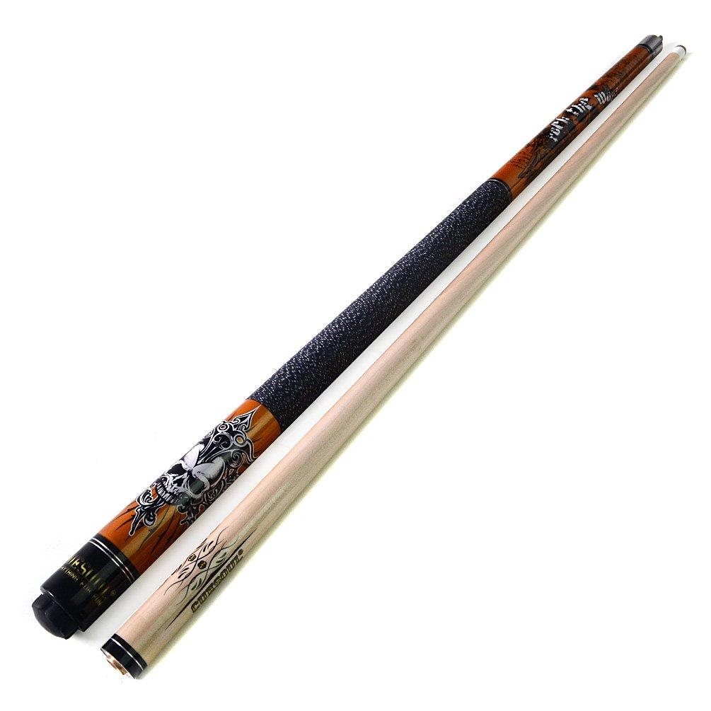 CUESOUL ROCKIN Series 21oz Maple Cue Stick Set Joint Protector Towel 1 Cue Carry Bag 57" + + + (G406)