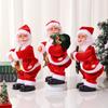Electric Santa Claus Shaking Hips And Playing Guitar With Music Doll Decoration