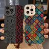 Vintage Totem Pattern Phone Case For Xiaomi Redmi Note 14 13 12 11 Pro Plus 5G 12S 11S 10S Redmi 13C 13 12 Shockproof Soft Cover