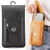 Leather Waist Bag Phone Pouch For iPhone 14 13 Pro Max Belt Clip Wallet Card Slot Cover For Apple 12 Mini 11 Pro Max XR X XS Max