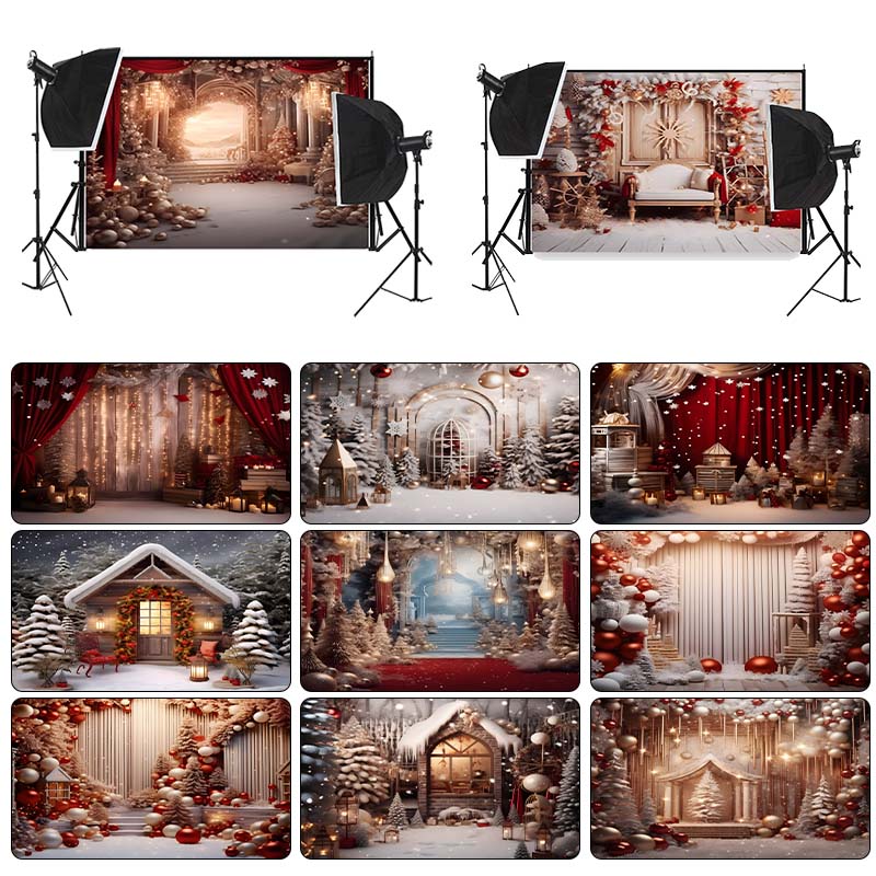 Indoor Window Snowflake Decoration Stage Theme Background Cloth Background Wall Decoration Photo Cloth