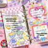 Hand Account Book Set: Cute Loose-Leaf Notebook for Girls & Children