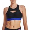 Infinity Brand Embroidered Dual Shoulder Strap High-Intensity Sports Bra Women Underwear Black 1373859-001