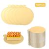 Round Cake Dessert Tray 100Pcs/Pack Cake Boards Golden Paper Coasters Dessert Displays Tray Pastry Decorative Kit Cake Cardboard Disposable