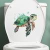Toilet Sticker Removable Self-adhesive Waterproof PVC Living Room Bathroom Wall Art Animal Toilet Lid Decoration