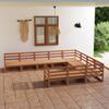 Day and Night - Day and Night Garden Furniture Set 10 Pieces Solid Pine Wood
