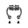 Fake Piercing Nose Ring Alloy Nose Piercing Hoop Septum Rings For Women Jewelry Gifts Fashion Magnetic Fake Piercing