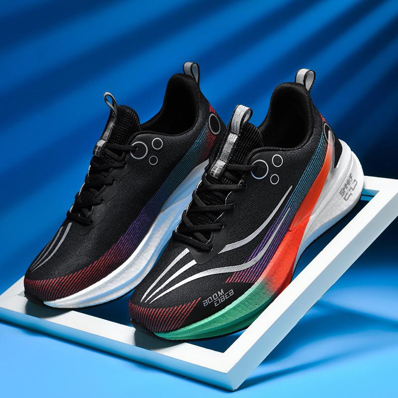 Big Jueying 3 Arch Carbon Board Running Shoes Men's and Women's Ultra Light Shock Absorption Casual Sneakers Cotton Shoes Red Rabbit 7Pro Running Sho