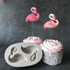 Форма для торта в виде фламинго, форма для шоколада для кухни, инструменты для выпечки торта, инструмент для украшения сахарной мастики DIY