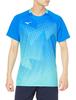 Tennis Wear Game Shirt Sweat Absorbent Quick Drying Dynamotion Fit Badminton 62JA2503 Peace Blue XS [Mizuno]