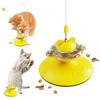 Cat Toy Interactive Rotating Spinner Built-in LED Flashing Light Ball Teasing Kitty Windmill Toy with Glowing Ball Pet Supplies