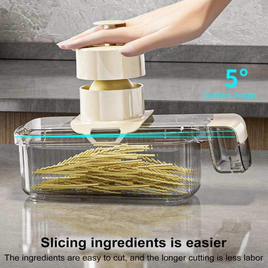 Fruit And Vegetable Chopper Stainless Steel Food Cutter Slicer Multifunctional Veggie Chopper