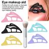 Eyeshadow Stencil Tool for Beginners Reusable Eyeshadow Assistant with Makeup Brush Eyeshadow Drawing Guide Eyeshadow Mapping Template
