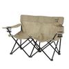 Captain Stag (CAPTAIN STAG) Outdoor Chair/Bench with Drink Holder and Storage Bag, CS Charmant, Khaki, UC-1878