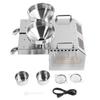 Double Head Oil Press Machine High Oil Yield Hot Cold Press Stainless Steel Small Automatic Oil