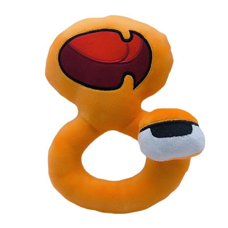 0-9 Number Lore Plush Toy Character Doll Kawaii Stuffed Animal Alphabet Lore Plushie Toys for Children Educational Gifts